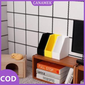 CANAMEK✨ 3pcs máy tính để bàn tổ chức hộp 1:12 Dollhouse thu nhỏ kệ sách lưu trữ giá mô hình trang trí nội thất đồ chơi nhà búp bê phụ kiện