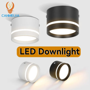 CANMEIJIA ไฟสปอตไลท์ LED ติดเพดานไฟดาวน์ไลท์สําหรับห้องห้องครัว220V 5/10/15W