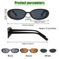Oval Sunglasses Vintage Sunglasses Women Luxury Brand Designer Small Oval Sun Glasses Retro Black Red Glasses Ladies. 
