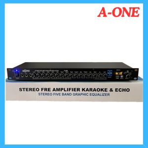 ปรีแอมป์คาราโอเกะ A-ONE PRE-A-999 ✅Bluetooth USB MP3 KARAOKE & ECHO ✅SUB OUT ✅มีช่องไมค์ร้อง3ช่อง