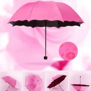 Magic UV Folding Sun/Rain windproof Flowering Umbrella