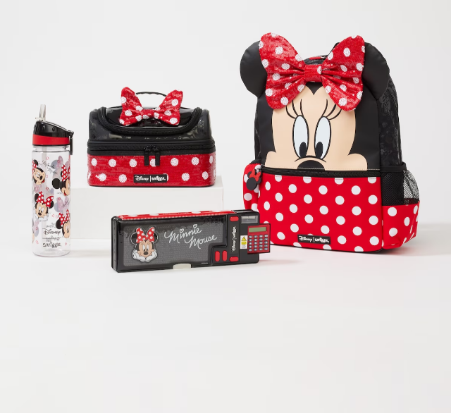＜918＞Smiggle Minnie Mouse Junior Character Hoodie Backpack