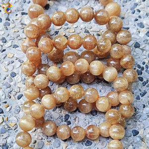 Premium Grade Rare Natural Cat Eyes Yellow Wealth Apatite Bracelet