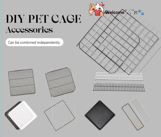 Serendipity Pet🎨Pet Cage AddOns Stackable Dog, Cat, and Rabbit Cage