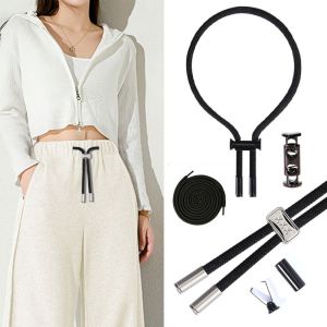 RBRY Elastic Waistband Drawstring with Buckle Adjustable Sweatpants Waist Drawstring Strap DIY Lazy Pants Drawstring Pants Fastening Accessories