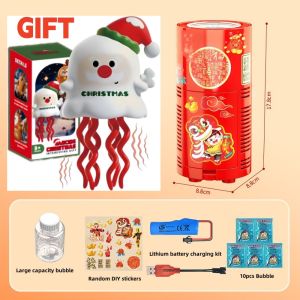 Firework Bubble Machine For Party Electric Bubble Machine Xmas Decor Christmas Gift New Year