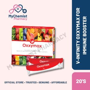 V-Infinity Oxxymax with Mixed Fruits Oxxynea & Careflow 10g X 20s Immune Booster Enhance Resistance Help Colds