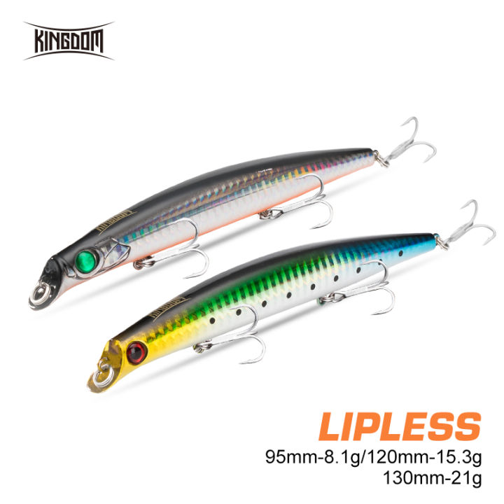 Kingdom Floating Minnow Fishing Lure Artificial Plastic Hard Baits Wobblers  8.1g/15.3g/21g Fishing Tackles For Bass