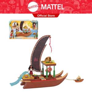 Disney Moana 2 Toys Moanas Adventure Canoe Playset With 1 Small Doll 1 Canoe & 10 Accessories