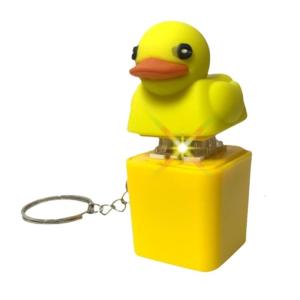 Duck Keyboard Toy Keychains with Quacking Sound for Stress Relief and Sensory Play