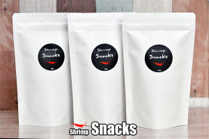 อาหารกุ้งแคระ กุ้งเรดบี กุ้งเครฟิช Shrimp Snacks 100g.