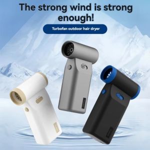 SPUNO 110000รอบต่อนาที พัดลมเทอร์โบเจ็ทขนาดเล็ก เกียร์3ระดับ มอเตอร์ไร้แปรง เครื่องเป่าลมที่มีความรุนแรง ของใหม่ กระแสลมแรงสูง ที่ปัดฝุ่นไฟฟ้า รถสำหรับรถ