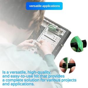 380Pcs lục giác chìm Mũ bu lông Răng Đầu Nut Máy Giặt Thiết Lập Nữ Nam Lục Giác Trụ Cột Nylon Máy Giặt Nut Enduring