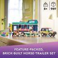 LEGO Friends 41722 Horse Show Trailer Building Kit (989 Pieces). 