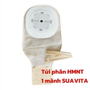 NGUYÊN HỘP 30 Túi phân hậu môn nhân tạo 1 mảnh SUAVITA 7620 túi đục - Made in USA