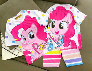 Đồ bộ ngố bộ lửng bé gái 25-55kg thun lạnh 3D mềm mịn thấm hút mồ hôi tốt J395