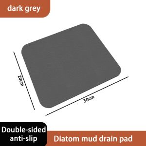 Diatomaceous Earth Mat Kitchen Table Mat Drain Mat Sink Mat WaterProof Drying Mat硅藻吸水垫厨房台面桌垫排水垫沥水垫