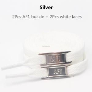 4Pcs AF1 Shoelaces Combination White Flat laces and Shoe Decoration Suit Sneaker Shoelace Air Force one Shoes Accessories