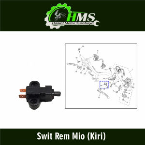 Swit Rem Mio (Kiri) - Switch Suit Kabel Cable Indikator Sensor Rim Stoplamp Brake Belakang Yamaha