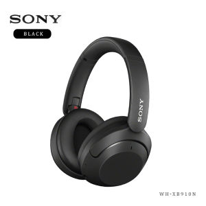 【เปิดตัวใหม่】 Sony WH-XB910N หูฟังบลูทูธพร้อมเคสชุดหูฟังไร้สายพร้อมไมโครโฟนเสียงไฮไฟสเตอริโอการตัดเสียงรบกวนชุดหูฟังสำหรับเล่นเกมสำหรับ Android/PC หูฟังเพลง
