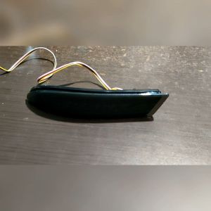 Lampu LED Bumper Belakang Reflektor Mata Kucing Mobil All New AVANZA 2012-2019 Mika Hitam Smoke