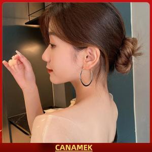Miễn phí vận chuyển✨ 1 đôi bông tai nữ thời trang bông tai giọt men bông tai vòng bản to cá tính bông tai khuyên tròn phong cách Pháp đẳng cấp cho nữ