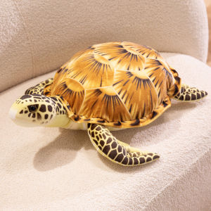 Green Simulation Stuffed Tortoise Plush Toys Wild Realistic Sea Turtle Animal Plush Baby Toy Gift Hot Sale Home Decoration Gift h260820