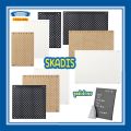แผ่นเส้นใยไม้อัด 3 สี แผ่นตัวอักษร ขนาด 76x56 ซม. สกัวดิส อิเกีย Pegboard with letters SKADIS. 