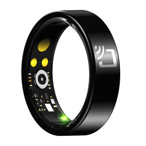 2025 R20 Smart Ring – 7mm Ultra-Thin NFC Access Control | 24/7 Heart Rate (HR) Blood Oxygen (SpO2) Monitoring | IP68 Waterproof Fitness Tracker | Sleep Analysis | Wireless Charging | Compatible with Android & iOS Smartphones