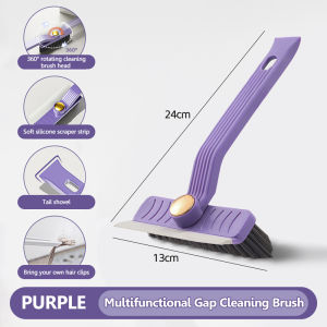 360° Rotation Cleaning Brush Bathroom Kitchen Brush For Cleaning Crevice Brush Floor Tile Cleaning