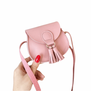 DANGSTORA PU Leather Children Shoulder Bag Mini Size Cute Kids Coin Purse Daily Adjustable Princess Messenger Bag Birthday