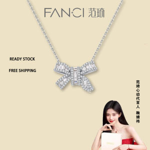 FANCI 925 Sterling silver necklace for women no rusting rantai leher perempuan chain diamond