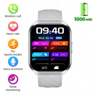 2026 New 1000mAh Battery 1.83" Smart Watch Men Women Heart Rate Monitor SportsTrajectory IP68 Waterproof Smart watch