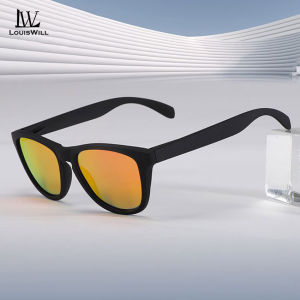 LouisWill Men’s Polarized Sunglasses Outdoor Sunglasses Retro Driving Sunglasses UV400 Clean Vision Sunglasses Cycling Riding Running Glasses for Men