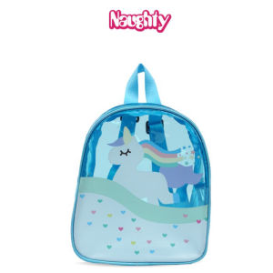 Tas Ransel Anak Perempuan Transparan Backpack Unicorn BBP231101729 Naughty Accessories