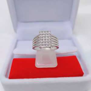 Cincin Silver Wanita Aksesoris Fashion Awet Tahan Lama Anti Karat Cocok Untuk Harian G9-5A