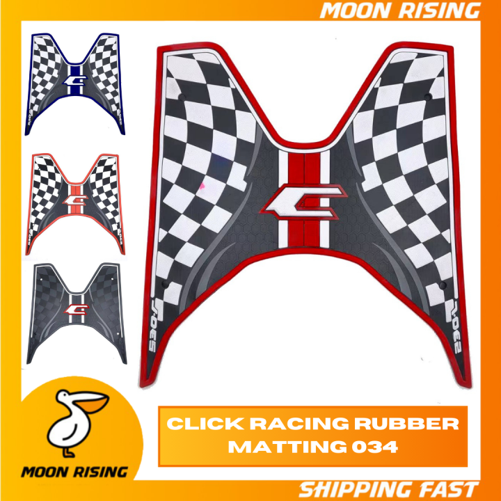 CLICK RACING RUBBER MATTING FOR MOTORCYCLE 034 | Lazada PH