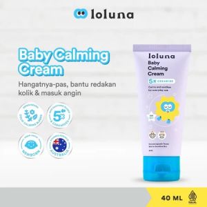 Loluna Baby Calming Cream - Krim Penghangat dan Pereda Kolik Bayi dan Anak 40g