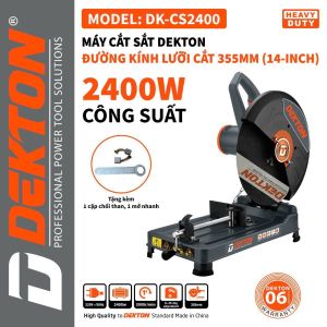 Máy Cắt Sắt Dekton DK-CS2400 | Máy Cắt Sắt Công Trình 2400W Dùng Lưỡi 355mm Chính Hãng Dekton