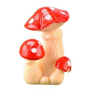 Miniature Resin Mushroom Figurine Mini Resin Statues Ornaments Crafts for Home Garden Lawn Decoration