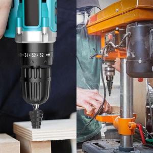 High Speed Steel Step Yellow Coated Step Drill Bits Set of 3 for Efficient Drilling in Plastic & Metal