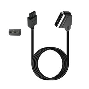 Retro Gaming SCART RGBs Interfaces Cable 180cm High Fidelitys Signal Transfer PVC Housing for N64