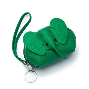 Royal Bagger Cute Elephant Coin Purse for Women Genuine Cow Leather Mini Storage Bag Fashion Ladies Clutch Wallet Purses