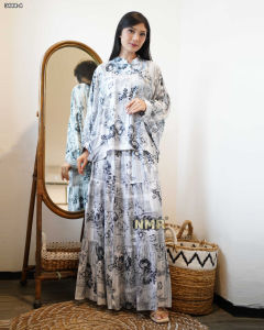 NMR Setelan Rok + Blouse Rayon Viscose Discharge Vol 3444