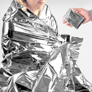 Selimut Survival Emergency Blanket | Selimut Thermal Selimut Darurat Selimut Darurat Blanket Thermal Blangket Darurat Blangket Camping Portable Small Outdoor Camping Supplies First Aid Blanket Emergency Survival Blanket Insulation Blanket Blanket