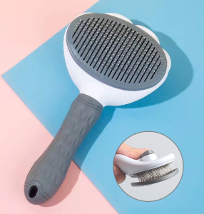 Dog Brush for Hair Pet Grooming Shedding Comb Hair Anti-Tangle Removal Utility Pet Self Cleaning Tool