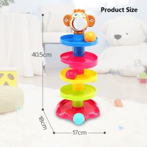 Baby Child Basketball Enlightening Rolling Ball Early Educational Montessori Toddler Toys For Boys Girls 5 layer