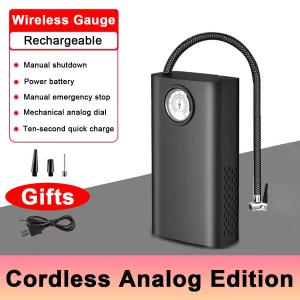 Cordless Car Air Pump Auto Shut Off Tire Inflator Digital Display Fast Inflation for Car Motorcycles