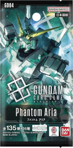 Thẻ bài TCG Gundam Card Game GD04 Phantom Aria Booster Pack tiếng Nhật chính hãng Bandai