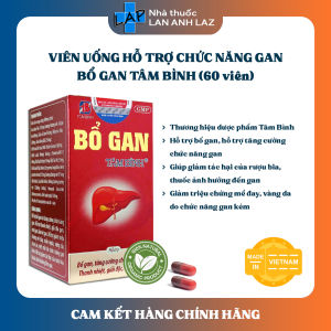 BỔ GAN TÂM BÌNH - Hỗ trợ bổ gan tăng cường chức năng gan.